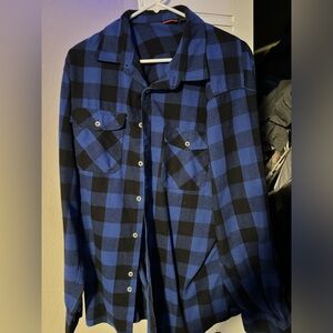 Blue flannel